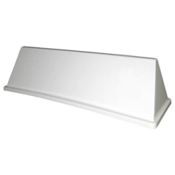 Kreskole tagskilt uden folie - Hvid