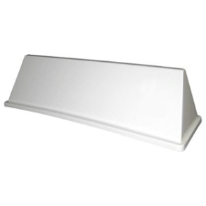 Kreskole tagskilt uden folie - Hvid