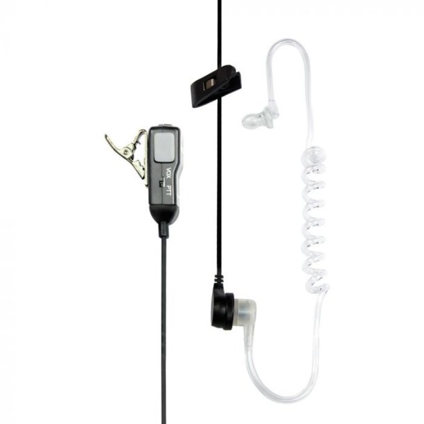 Midland MA31-M In-ear headset-mik. (PPT/VOX) m. 2-pin Motorola stik