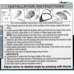 HERCULES - Universal sidespejl  70 x 162