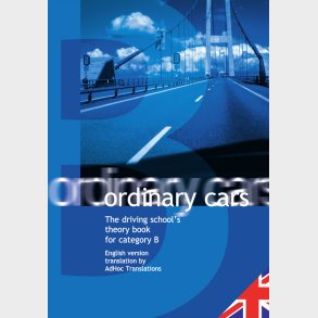 Teoribog kategori B Engelsk - Personbil