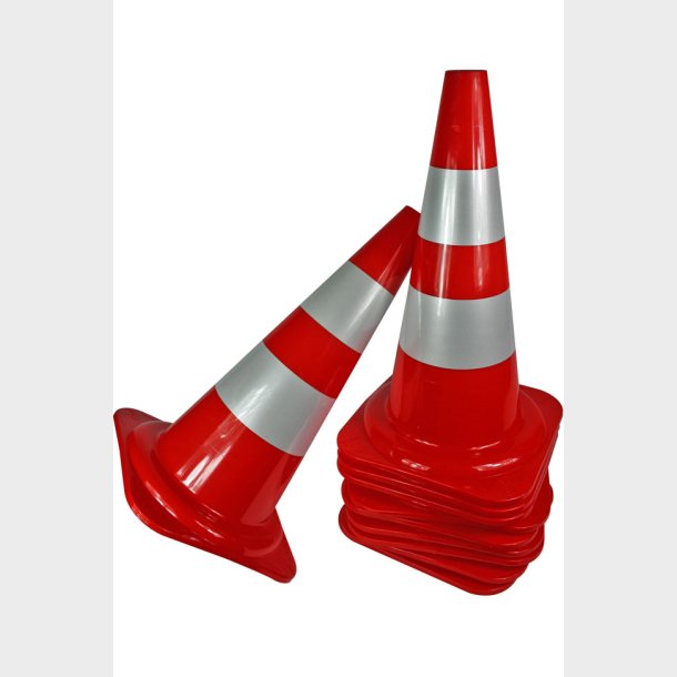 10 stk. Vejkegler - 50 cm